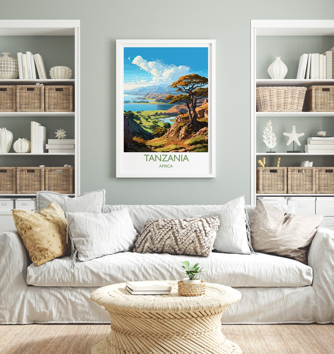 Tanzania Travel Poster, Africa Travel Poster Print - Image 4