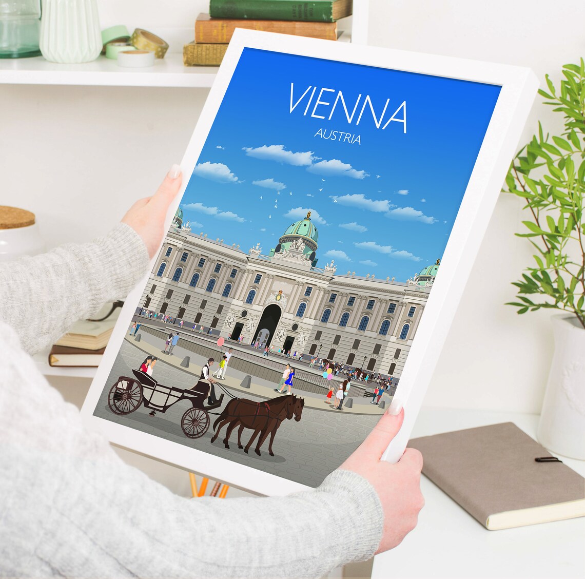 Vienna Travel Poster, Austria Travel Art Print - Image 5
