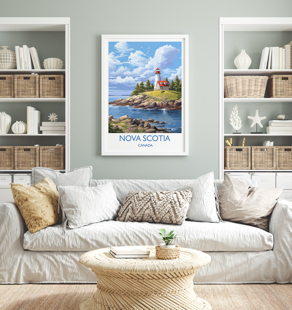 Nova Scotia Travel Poster, Canada Wall Art Print - Image 4