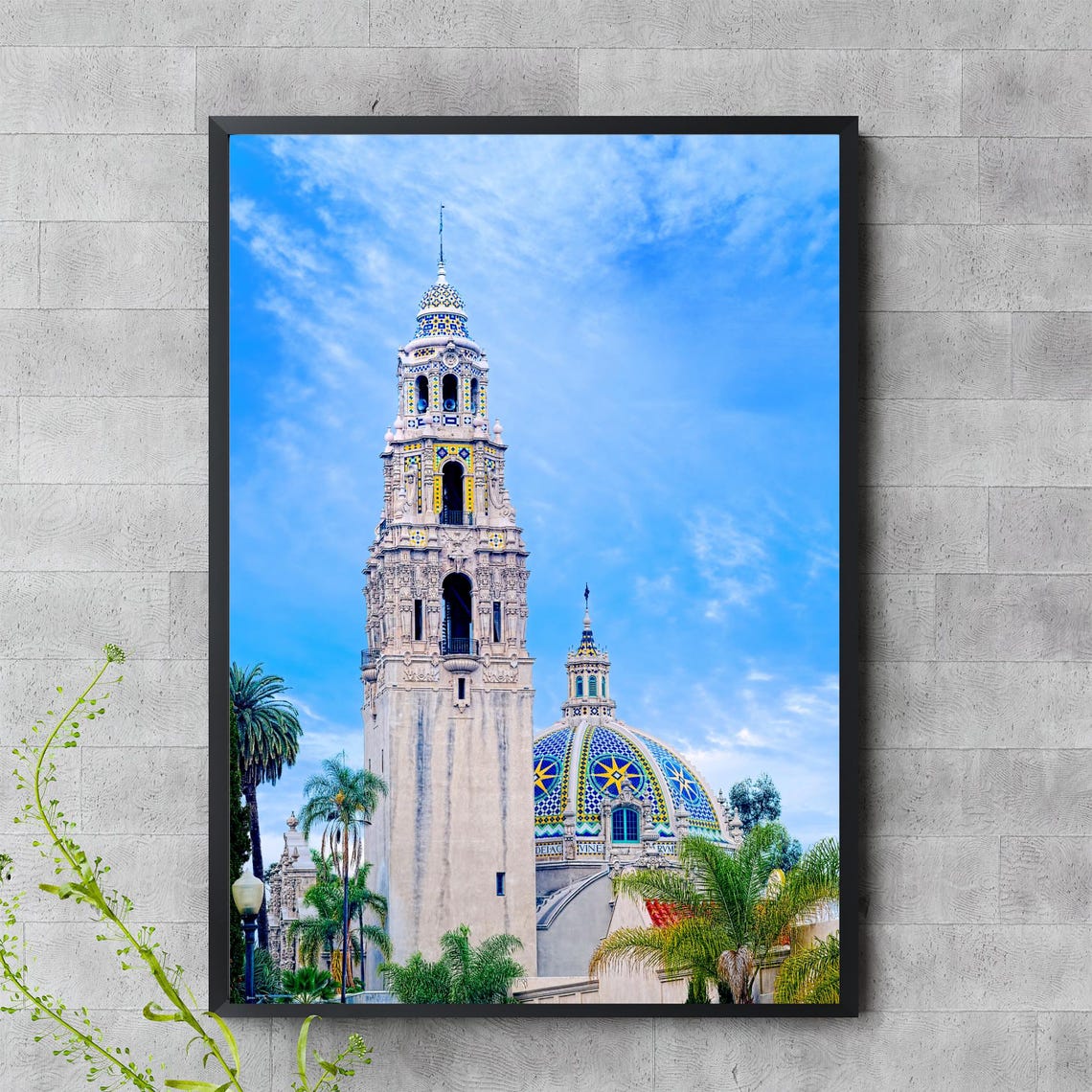 Balboa Park Tower San Diego Spanish Colonial Architecture Photo Poster