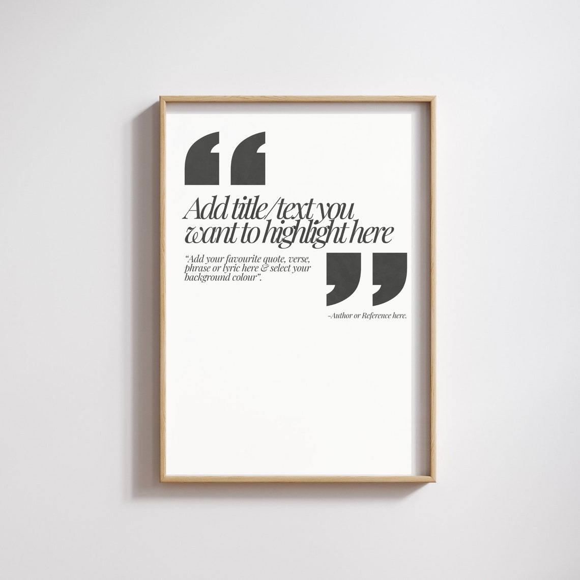 Custom Quote Wall Print Personalized Typography Poster Custom Text Wall Decor Gift Custom Print