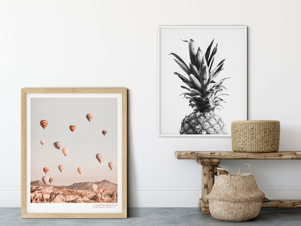 Pineapple Kitchen Retro Tropical Fruit Art Print - Image 5