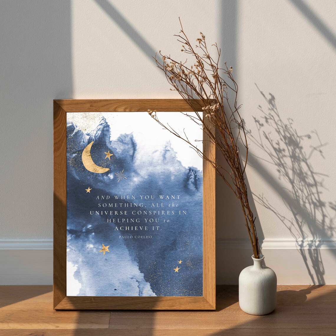 Paulo Coelho Quote Print, Inspirational Nursery Decor - Image 2