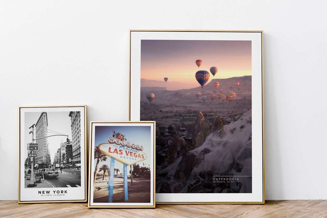 Las Vegas Nevada Welcome Sign Vintage Travel Photography Wall Poster - Image 2