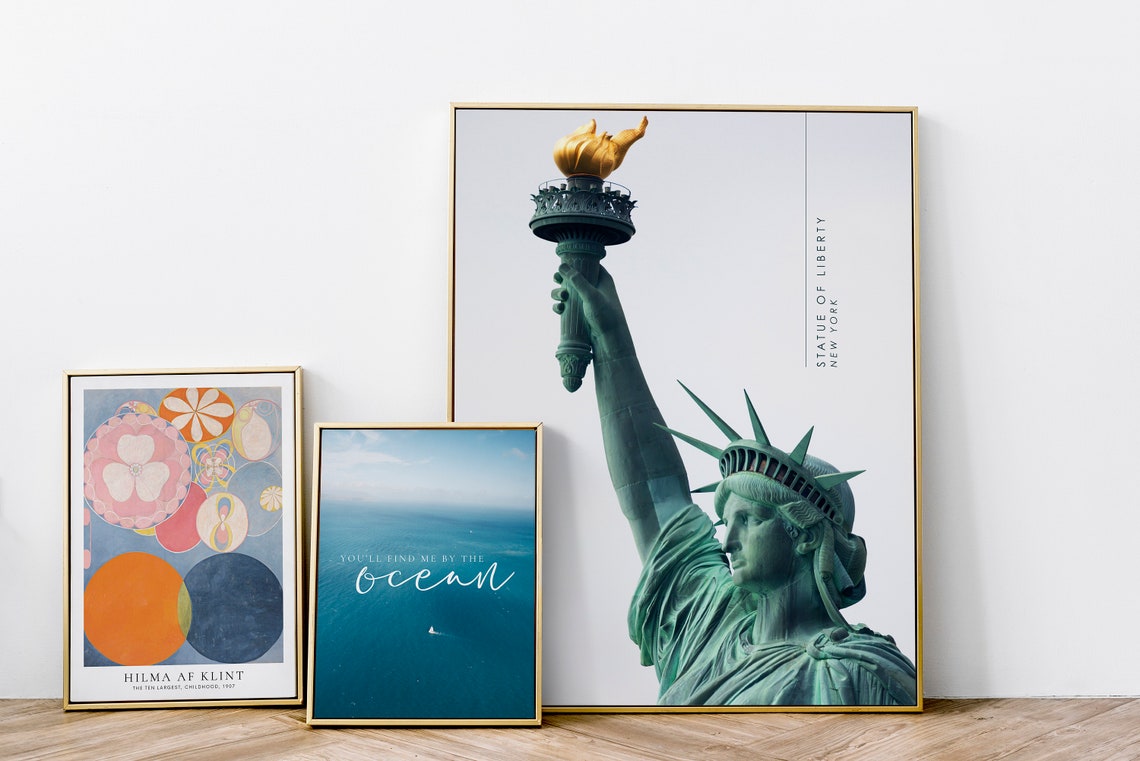 Statue Of Liberty New York New York Photography New York Poster New York Wall Art Wall Art Home Decor Travel Photo Architecture Urban - Image 3