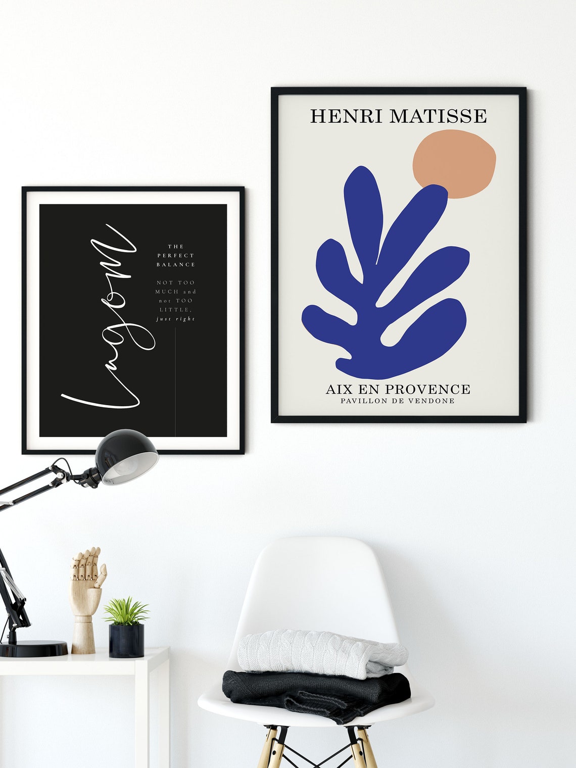 Lagom Definition The Perfect Balance Swedish Word Wall Art Poster - Image 3