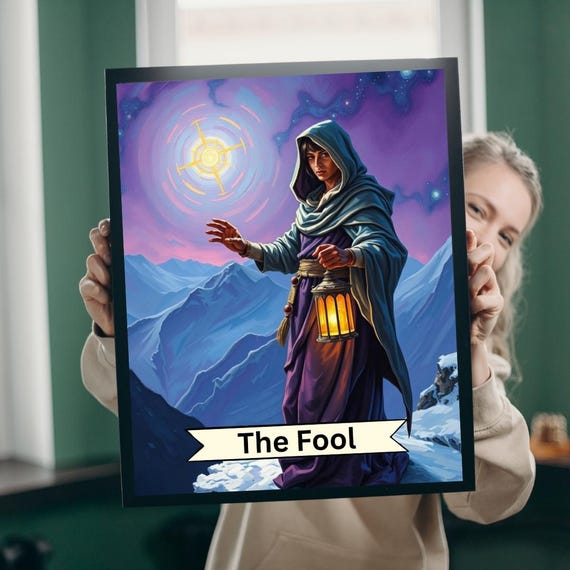 The Fool Tarot Puzzle Mystical Meditation Jigsaw