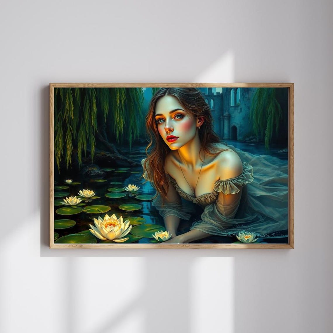 Ophelias Lament Jigsaw Puzzle Gothic Dark Fantasy Art
