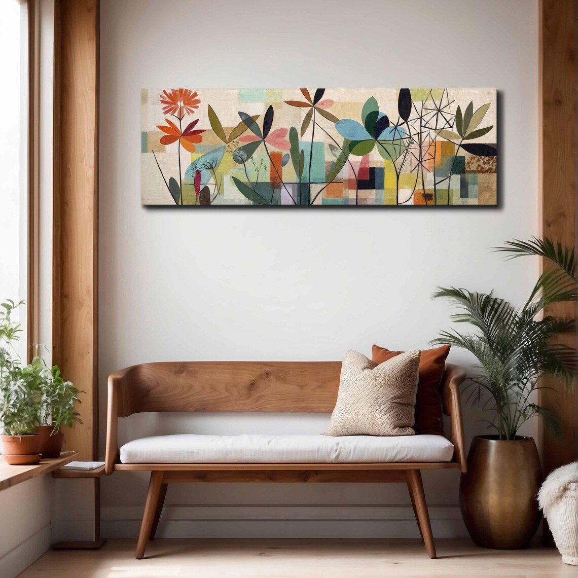 Mid-Century Botanical Floral Wall Art Poster Print - Image 4