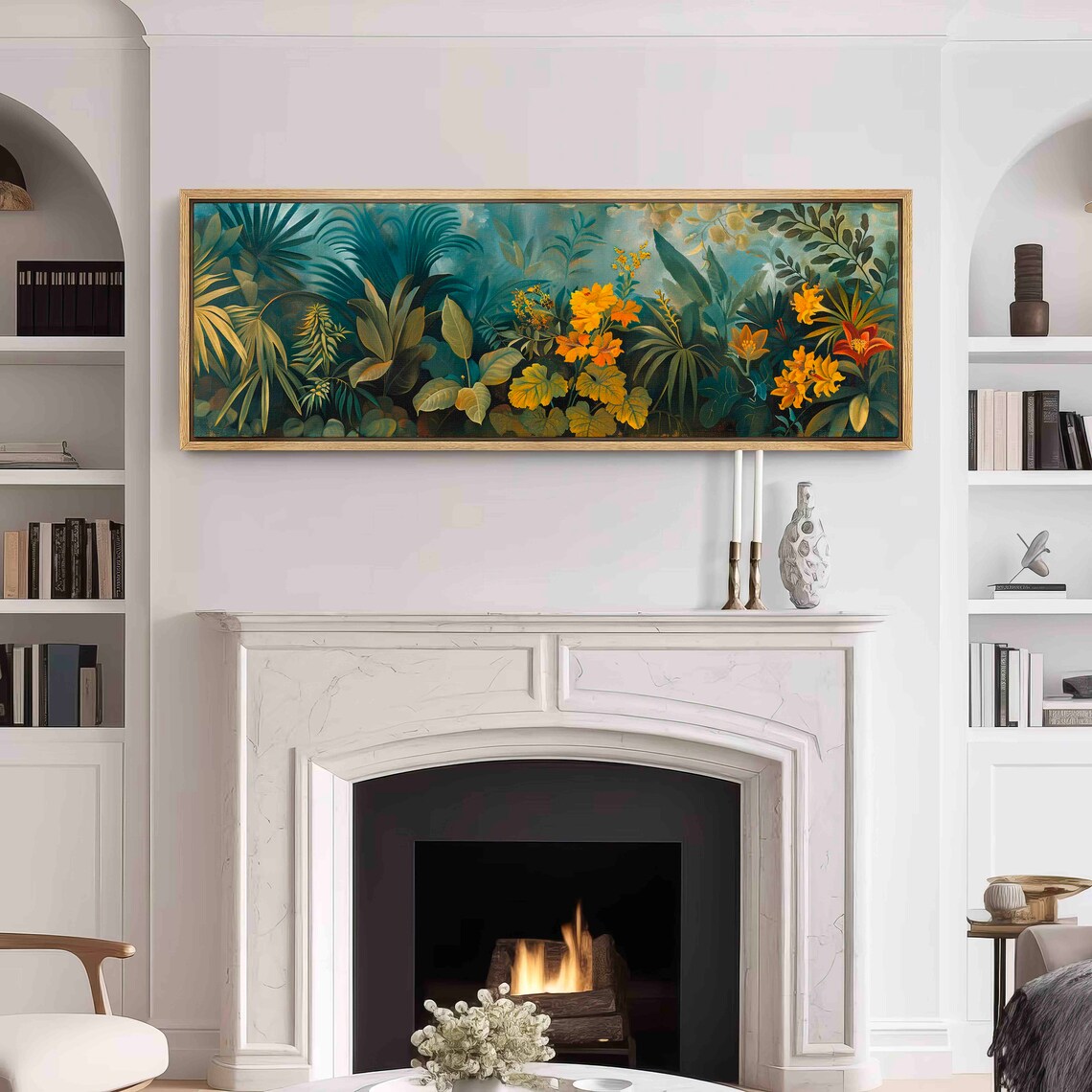 Panoramic Wildflower Botanical Wall Art Print - Image 3
