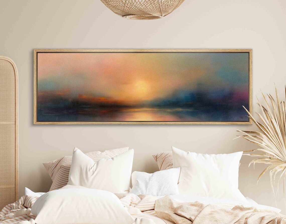Moody Landscape, Modern Abstract Wall Art Print - Image 2