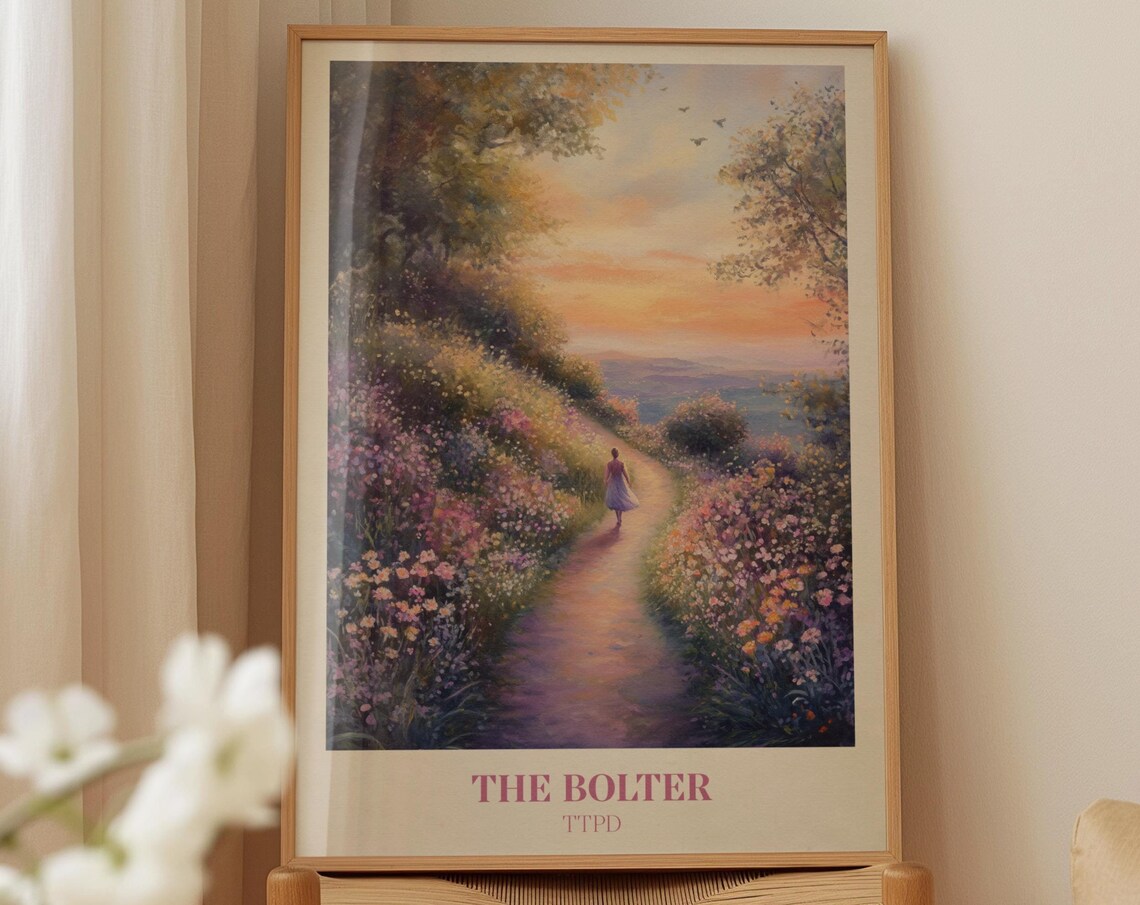 The Bolter Music Watercolour Art Print, Girly Eras