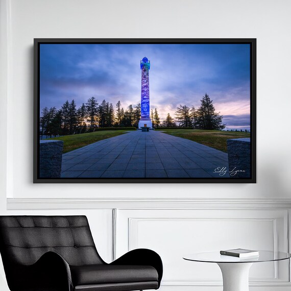 Astoria Column Sunrise Photo, Oregon Landmark Wall Art