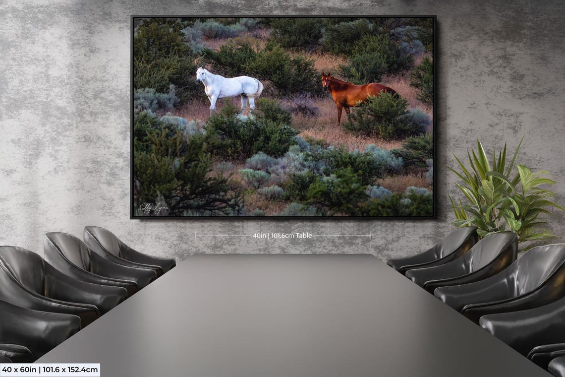 Horse Photograph, Farmhouse Decor Wall Art - Image 2