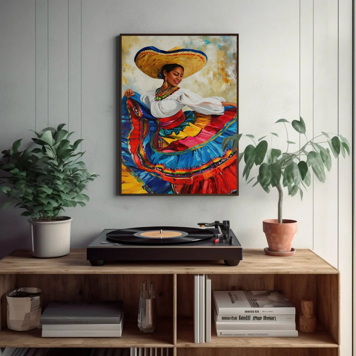 Baile Folklorico Art Print, Mexican Folk Dance - Image 3