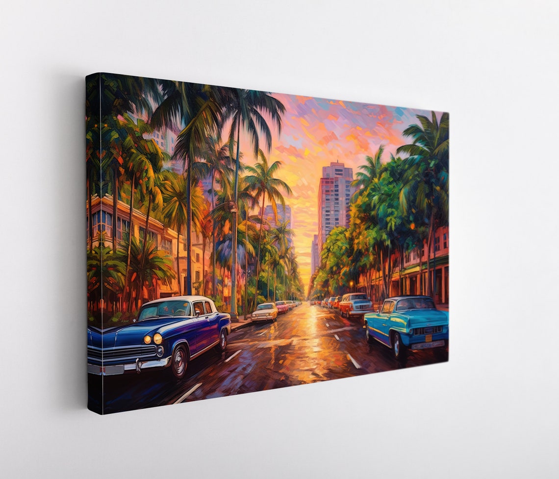 Hawaii Art Honolulu Travel Poster Hawaiian Art Honolulu Print Hawaii Travel Poster Hawaiian Oil Painting Home Decor - Image 5