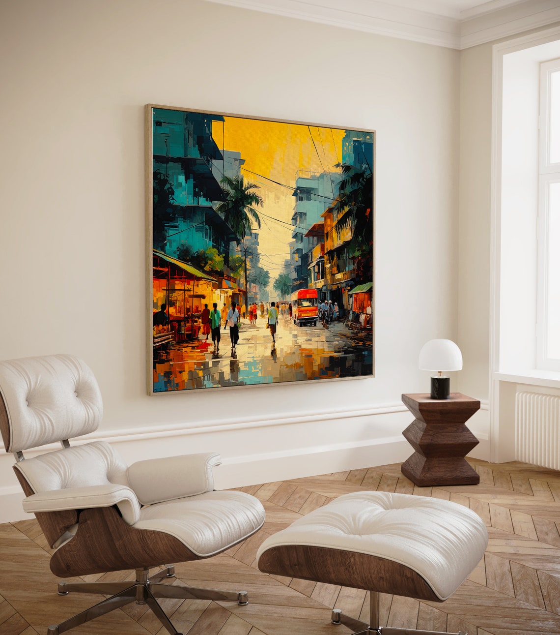 Bangladesh Street Art Dakha Art Print Bangladesh Wall Decor Bangladesh Painting Bangladeshi Home Decor - Image 5