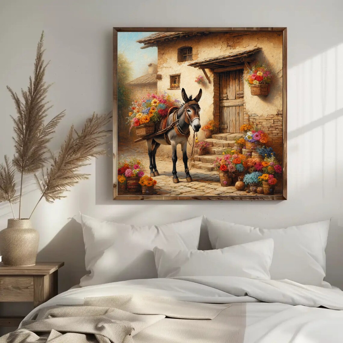 Burro Charm Mexican Donkey Art Print, Rustic Decor - Image 2