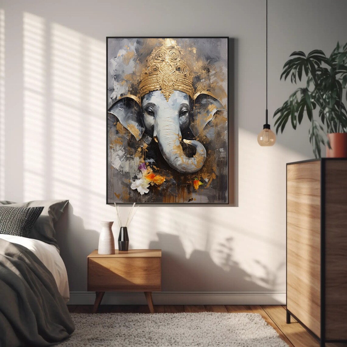Ganesha Hindu God Indian Wall Decor Art Print - Image 4