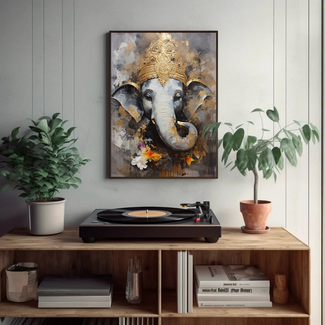 Ganesha Hindu God Indian Wall Decor Art Print - Image 3
