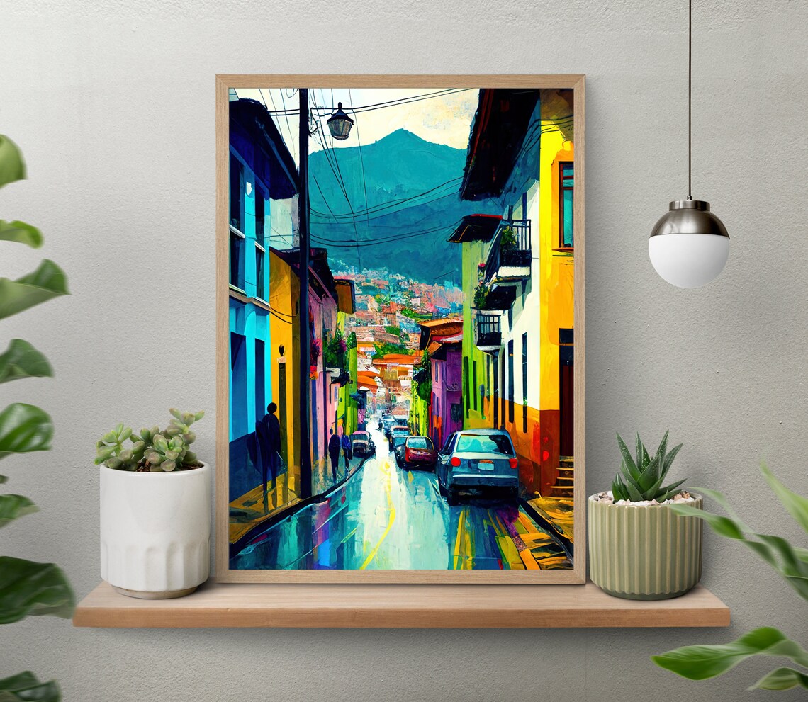 Bogota Colombia Travel Poster, Colombian Decor - Image 4