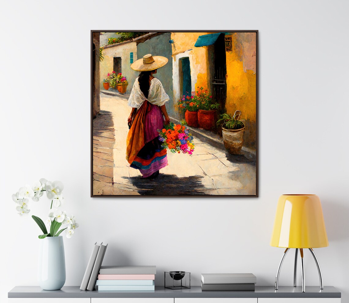 Mexican Folk Art Print, Colorful Latino Decor - Image 4