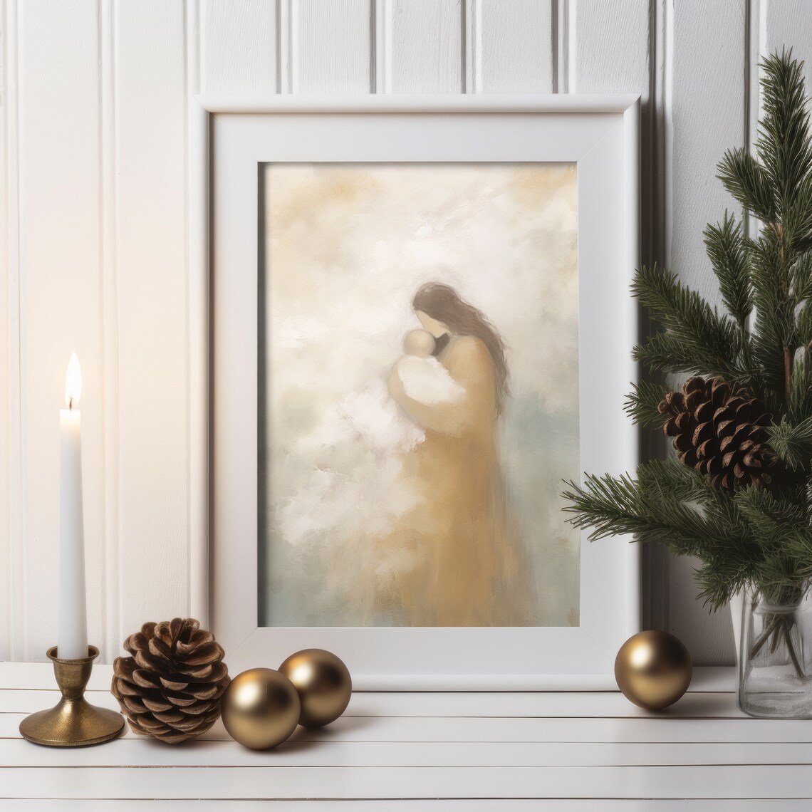 Mary And Jesus, Modern LDS Religious Art Print - Image 6