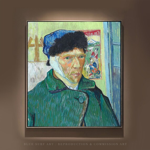 Vincent van Gogh Self Portrait with Bandaged Ear Painting Poster