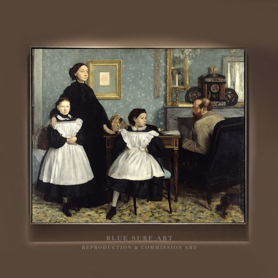 The Bellelli Family Edgar Degas Reproduction Art Wall Art Degas Housewarming Gift For Family Home Decor Wall Art Gift Art