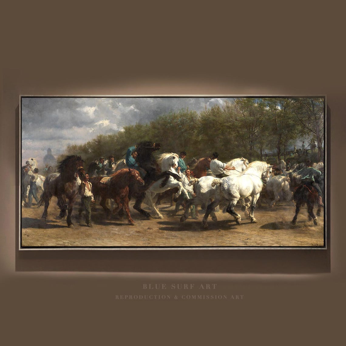 Rosa Bonheur The Horse Fair Dramatic Galloping Horses Poster
