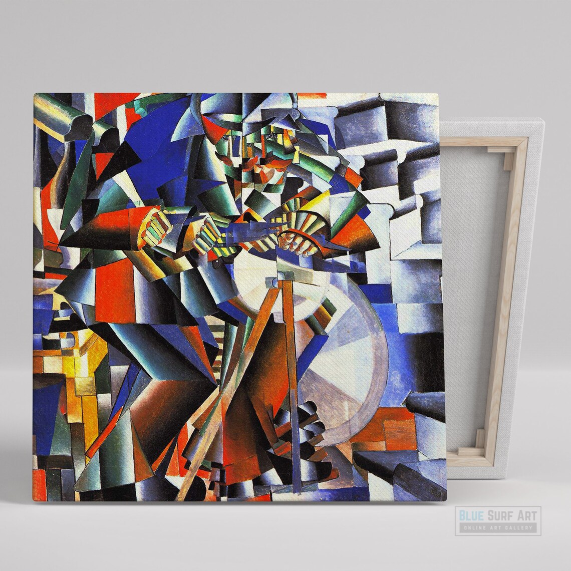 Kazimir Malevich The Knifegrinder 1913 Cubo Futurist Grinding Poster