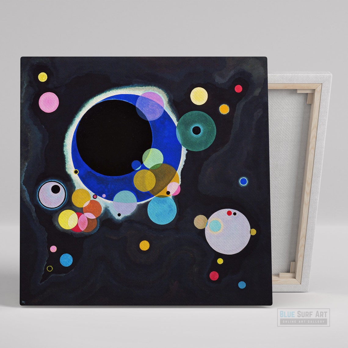 Kandinsky Several Circles 1926 Abstract Cosmic Circles Poster