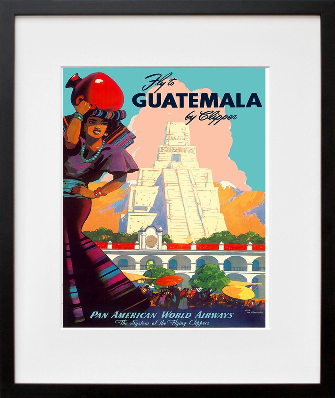 Guatemala Vintage Travel Poster Print, South America - Image 2
