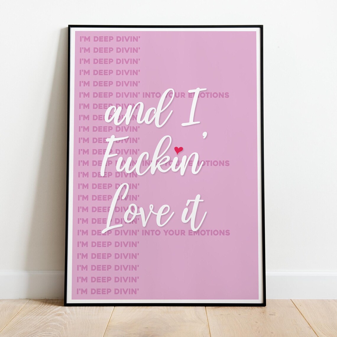 Fred Again Lyric Poster, Abstract House Music