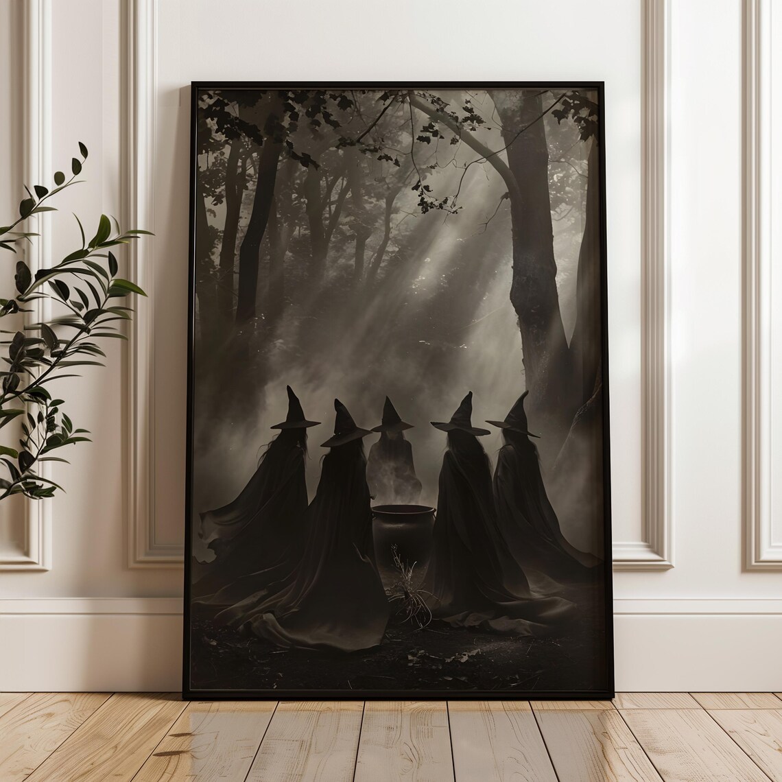 Witches Coven, Dark Fantasy Halloween Poster