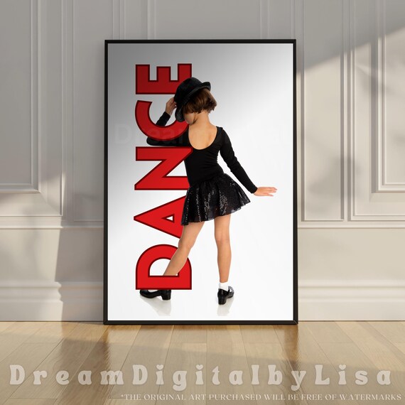 Dance Print Tap Dancing Poster Design Dance Dance Print Bedroom Decor Dance Studio Modern Wall Art Instant