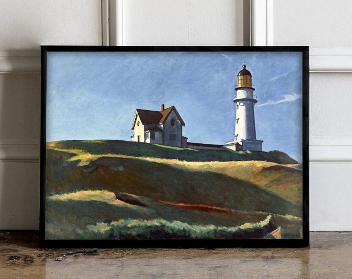 Edward Hopper Lighthouse Hill 1927 Art Print