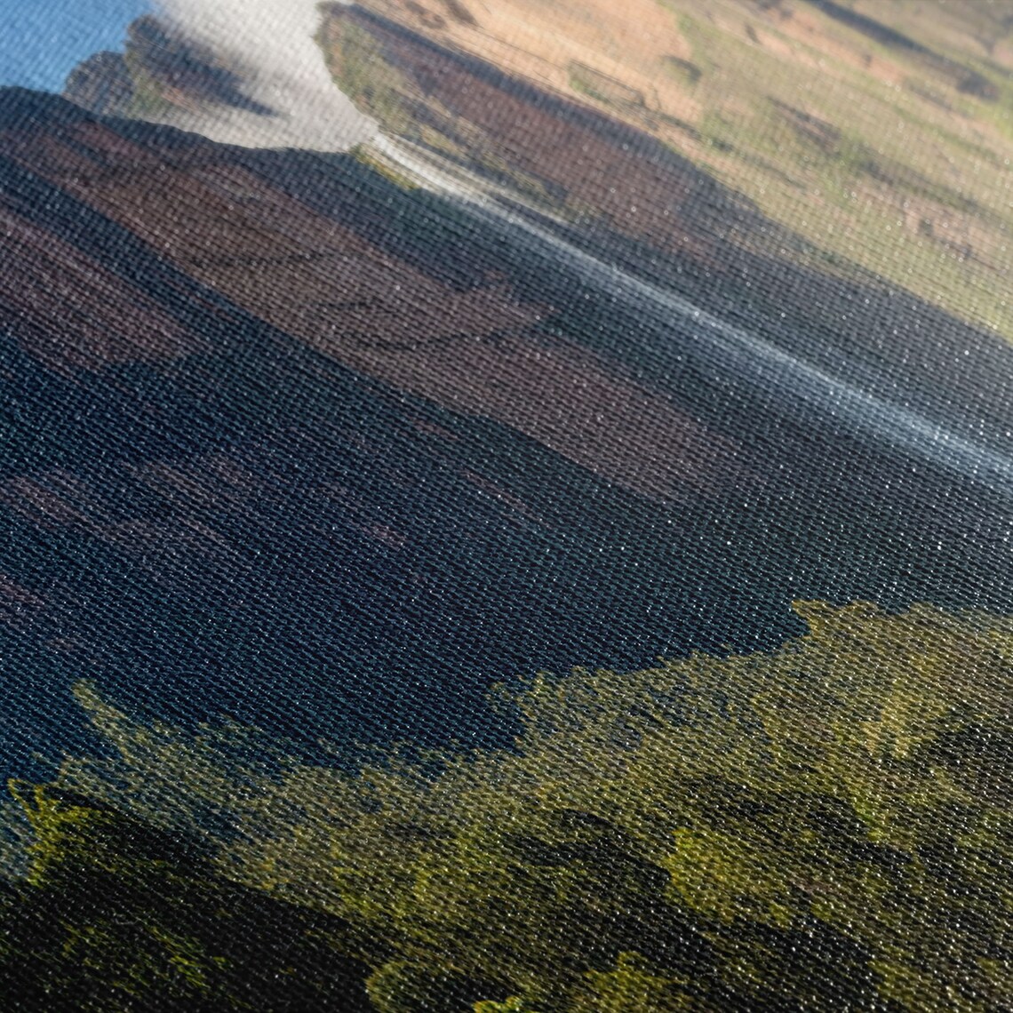 Angel Falls Venezuela Sunset Landscape Art Print - Image 2