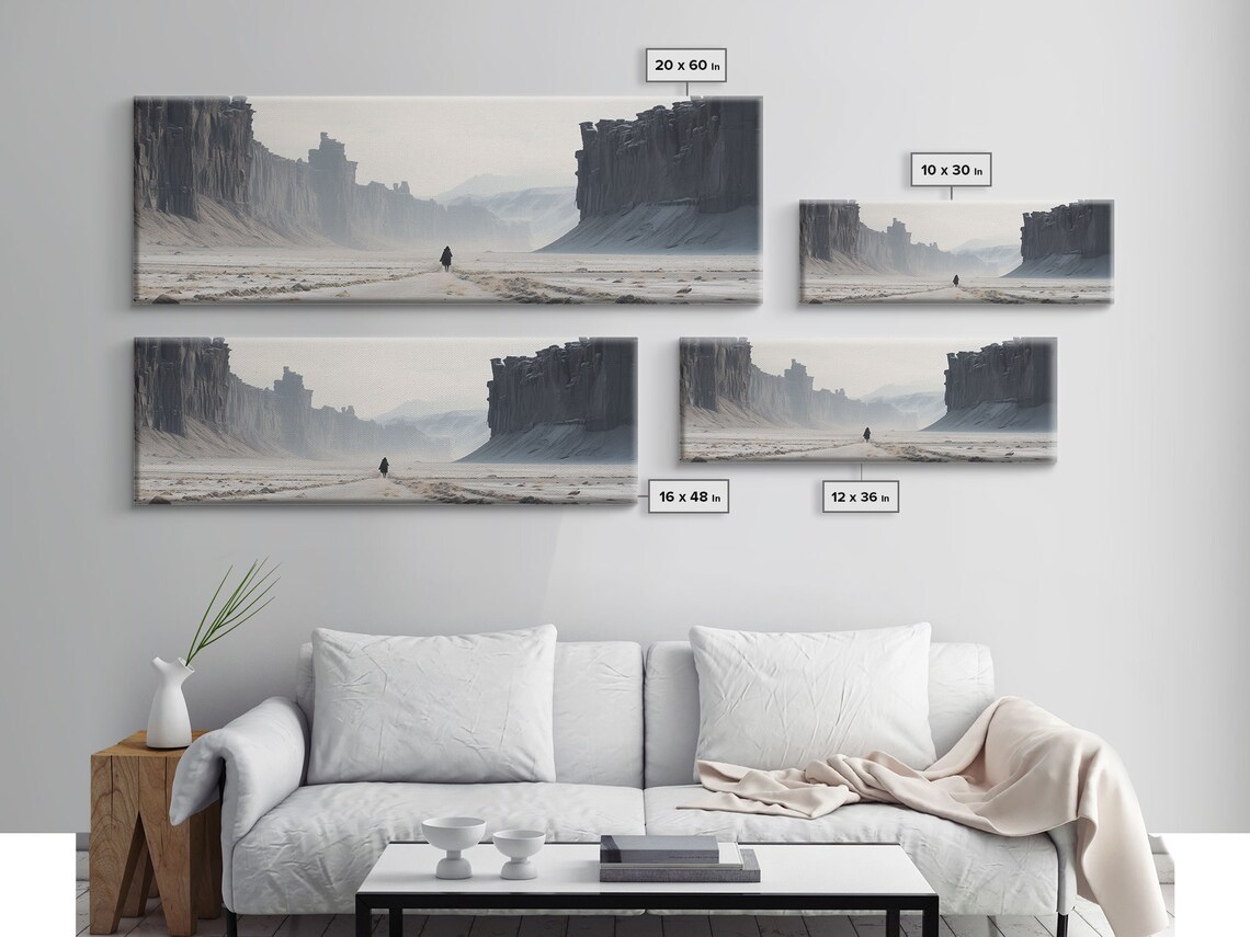 The Wanderer Framed Print Scifi Wall Art Game Room Decor Gamer Gift Mancave Wall Art - Image 2