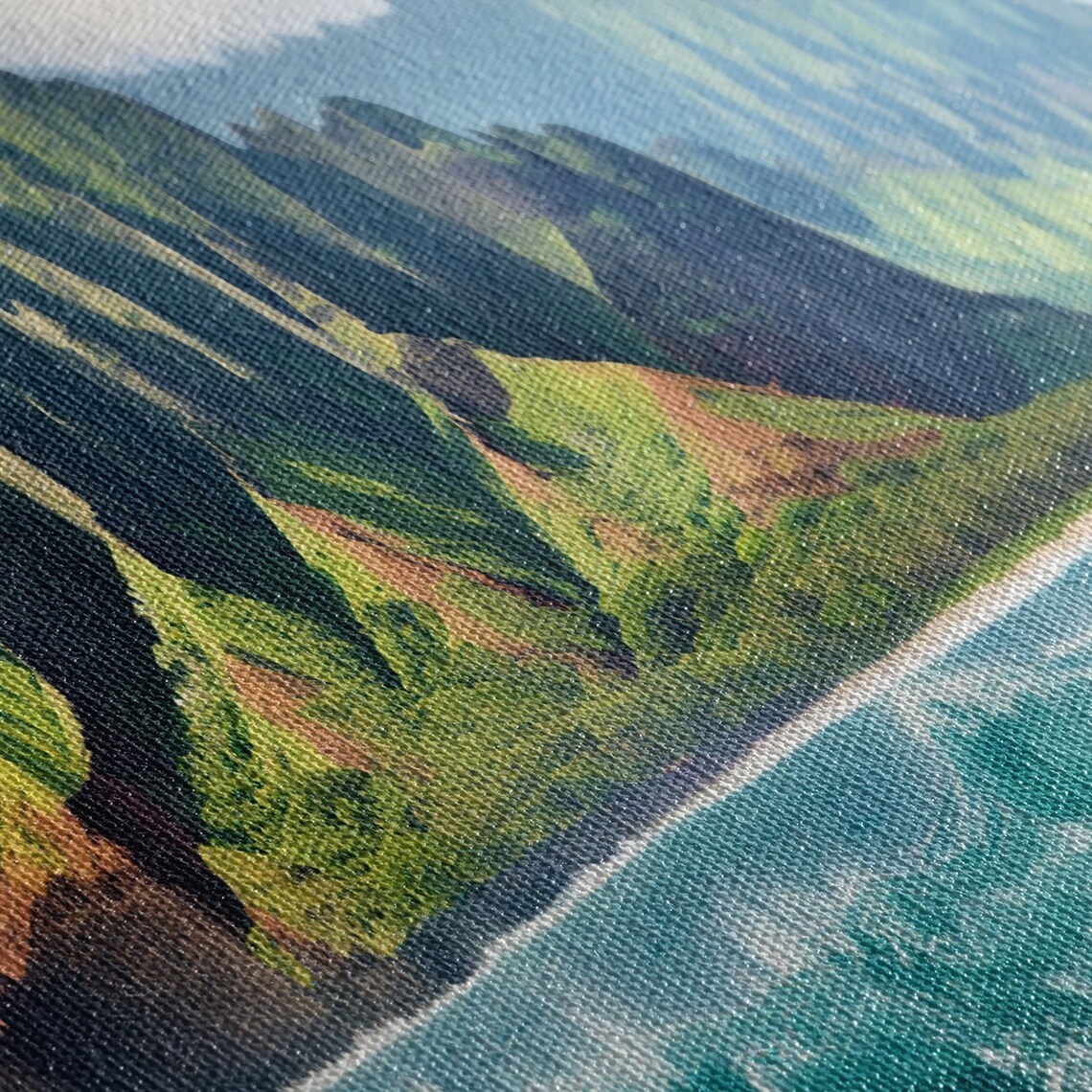 Na Pali Coast Hawaii Panoramic Landscape Art Print - Image 2
