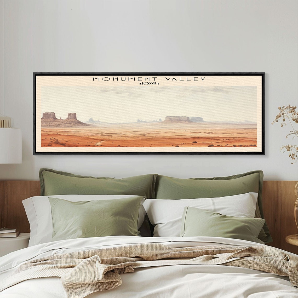 Monument Valley Arizona Red Sandstone Buttes Desert Panoramic Poster - Image 3