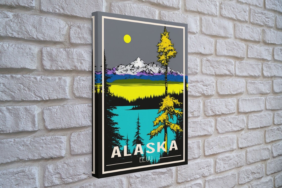 Alaska Print Alaska Art Alaska Wall Art Travel Wall Print Travel Poster Travel Artwork Travel Wall Art Wall Poster Wall Print - Image 6