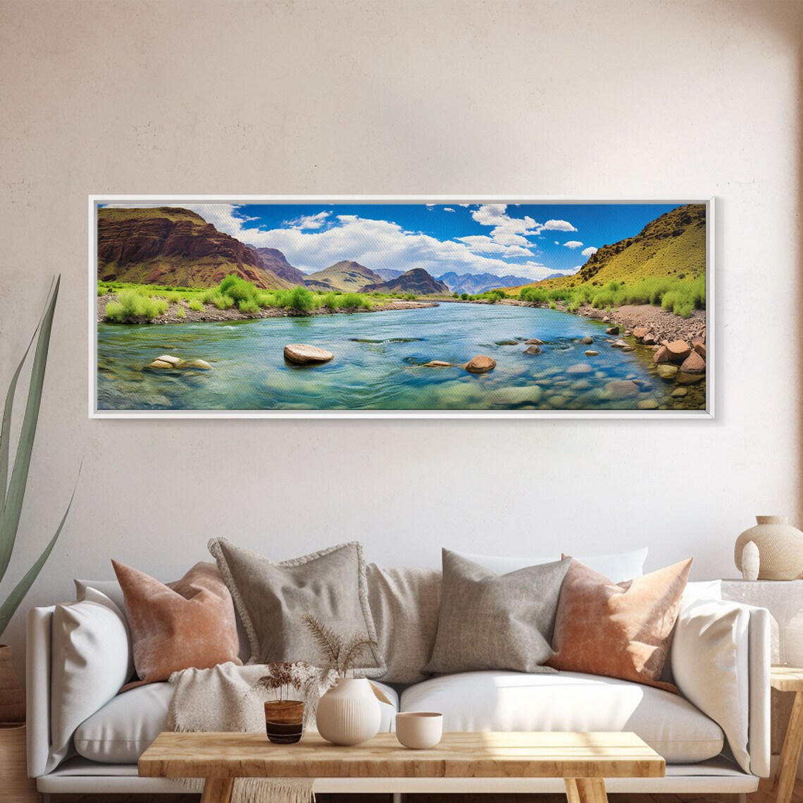 Colorado River Panoramic Landscape Art Print - Image 5