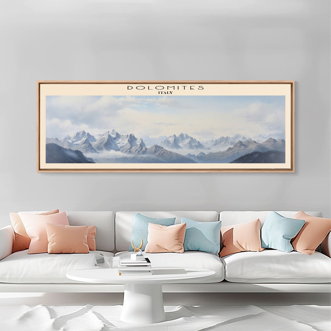 Dolomites Travel Poster, Panoramic Wall Art Print - Image 4
