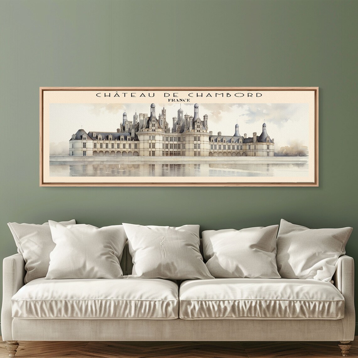 Chateau De Chambord France Panoramic Travel Poster - Image 3