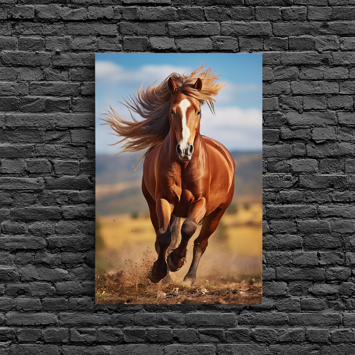 Horse Portrait Animal Wall Art Horse Painting Print Wall Art Vertical Print Gift For Horse Lover Southern Decor Farmhouse Art - Image 6