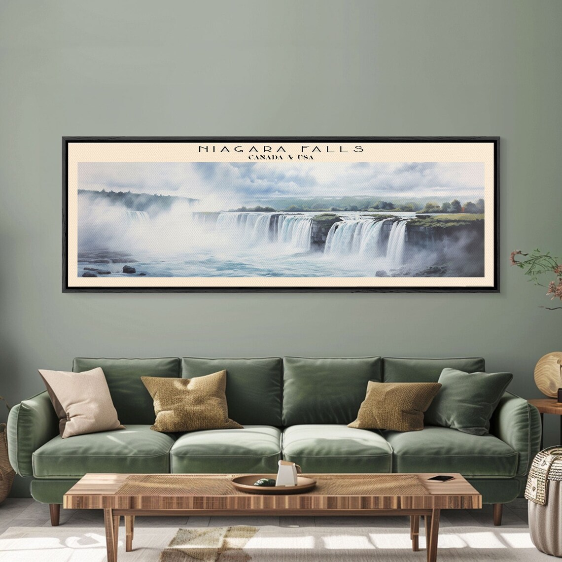 Niagara Falls Retro Travel Poster, Vintage Decor - Image 3