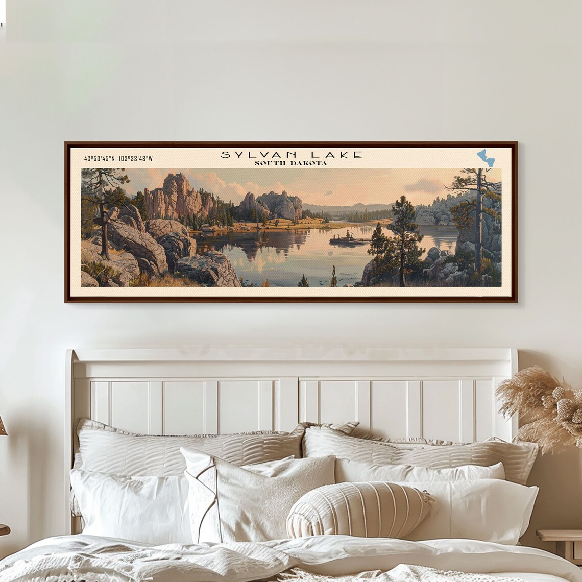 Sylvan Lake South Dakota Travel Poster, Lake Landscape - Image 3