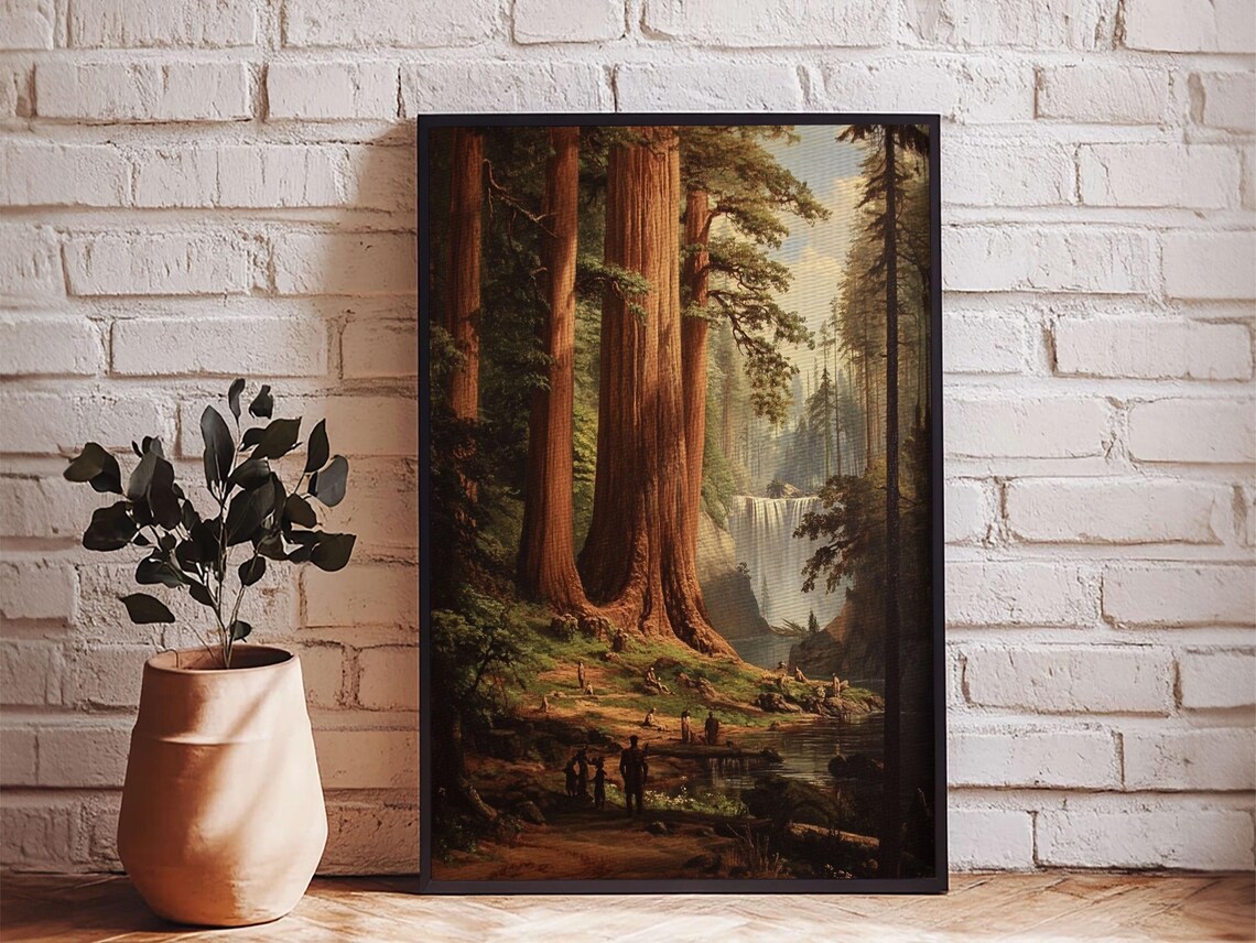 Redwoods Of California, Fantasy Forest Art Print - Image 5