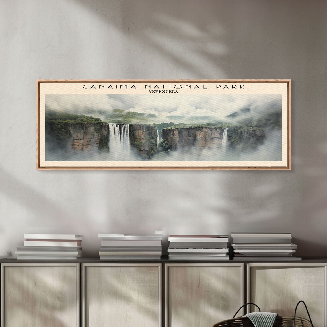 Canaima National Park Venezuela Tepui Waterfalls Mist Panoramic Travel Poster - Image 6